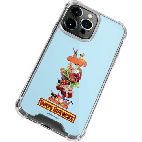 Bobs Burgers Stacked iPhone 14 Pro Clear Case